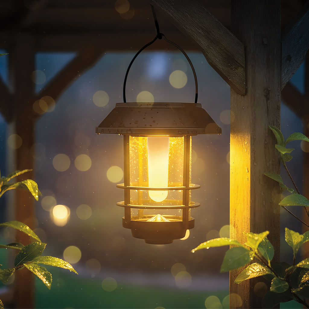 USL-S-281/PT170 FIERY LANTERN Садовый светильник на солнечной батарее Горящий фонарь. Подвесной. 12 светодиодов. Эффект горящего пламени. 1*18650 Li-Io аккумулятор в/к. IP44. TM Uniel - Volpe фото 4
