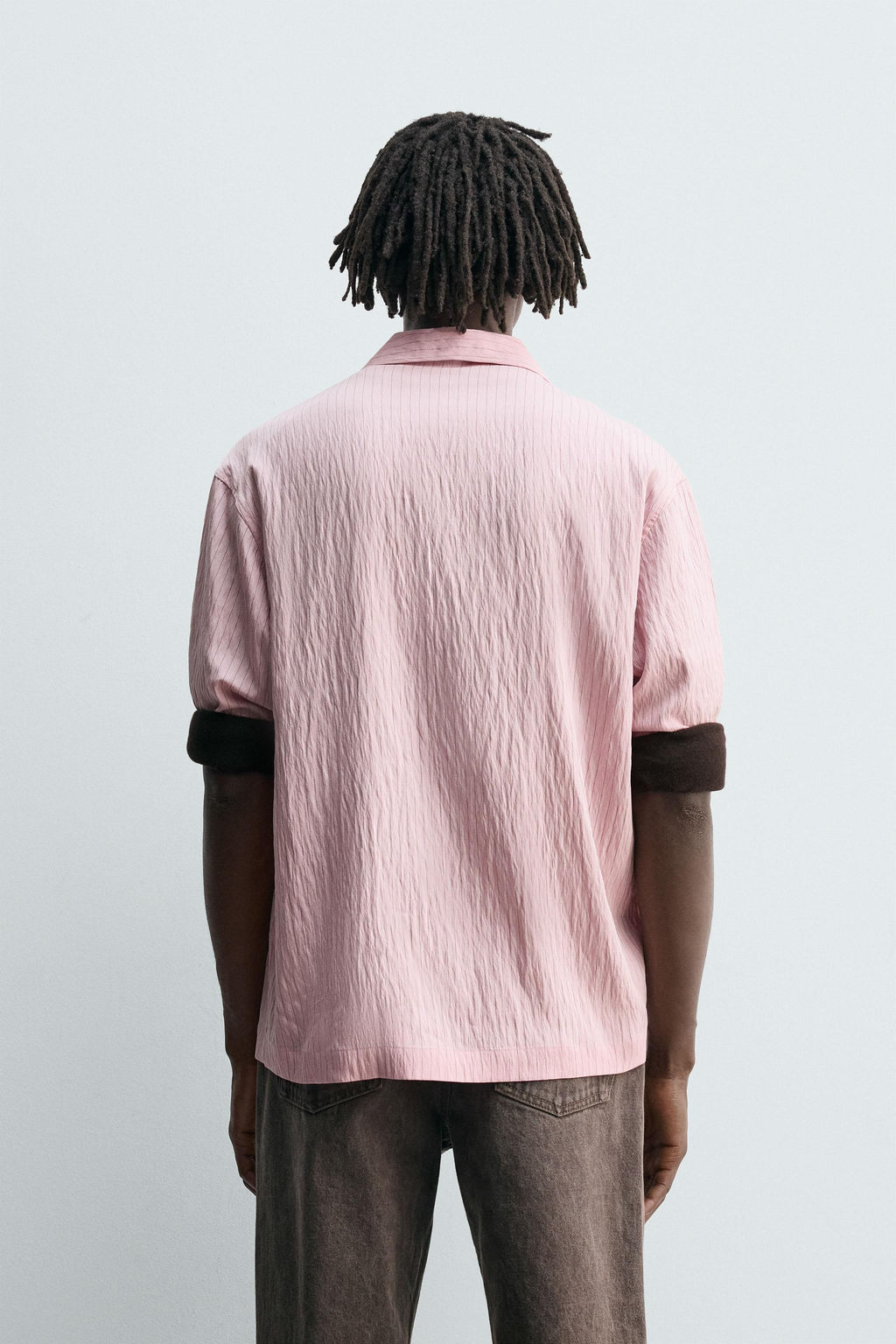 STRIPED FLOWING SHIRT - Zara фото 3