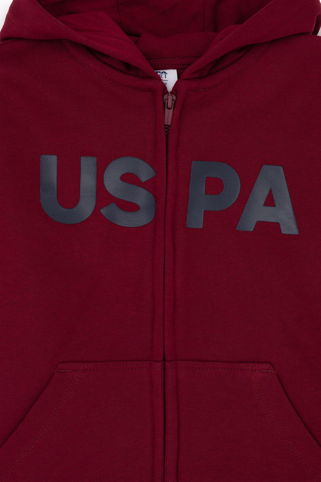 Базовый свитшот бордового цвета для мальчика - U.s. polo assn фото 3
