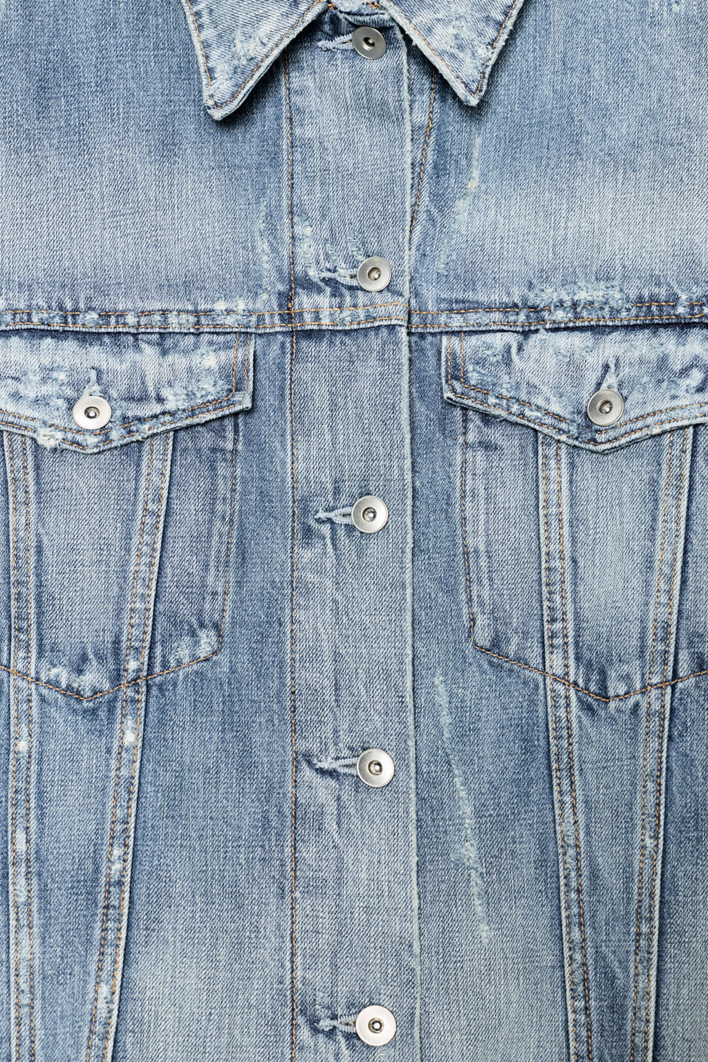 TRF RIPPED DENIM JACKET