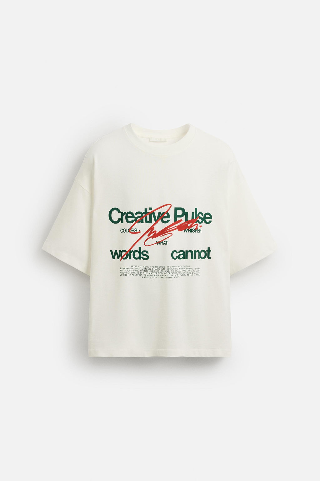 SLOGAN PRINT T-SHIRT - Zara фото 6