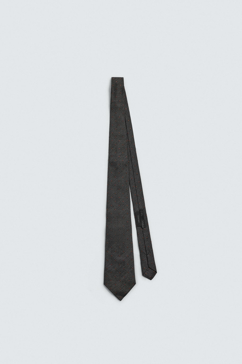 CORBATA JACQUARD LUNARES 100% SEDA / Marr?n - Zara фото 3