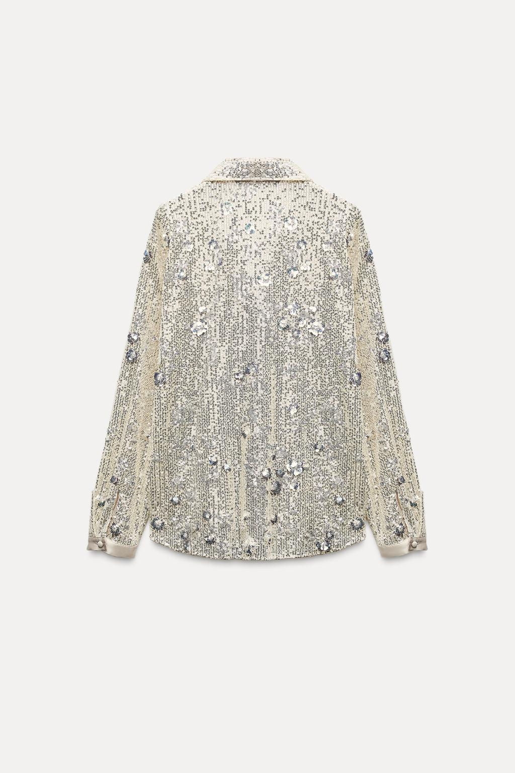 SEQUINNED SHIRT - Zara фото 5