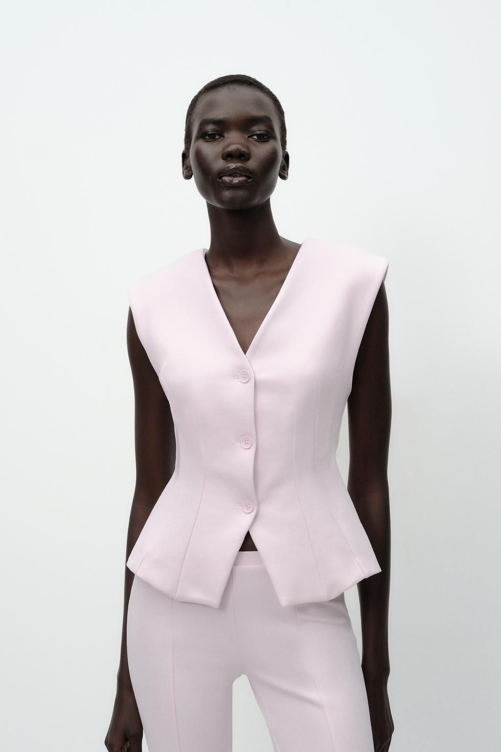 INTERLOCK SLEEVELESS TOP - Zara фото 21