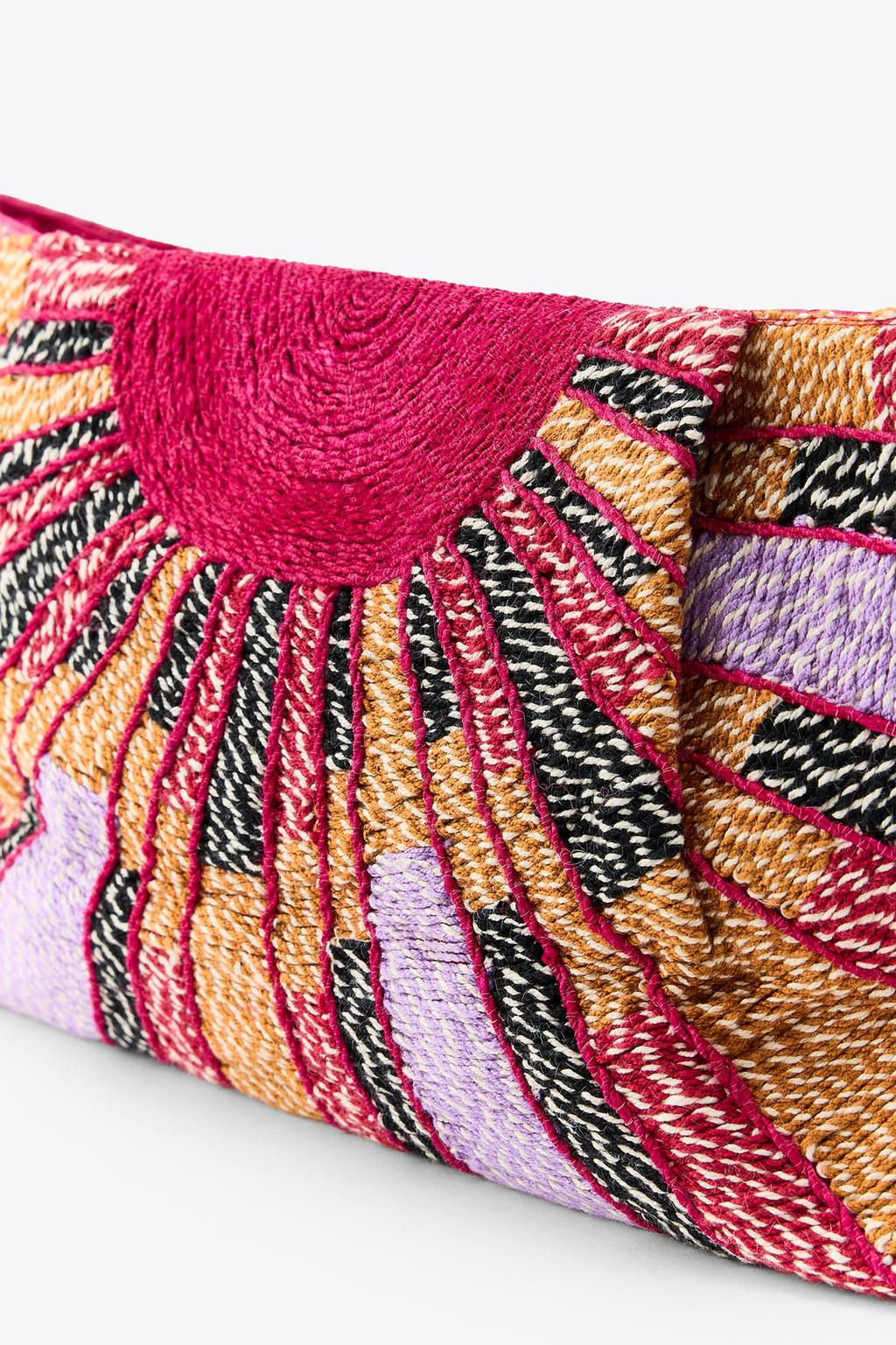 RECTANGULAR BRAIDED BAG - Zara фото 6