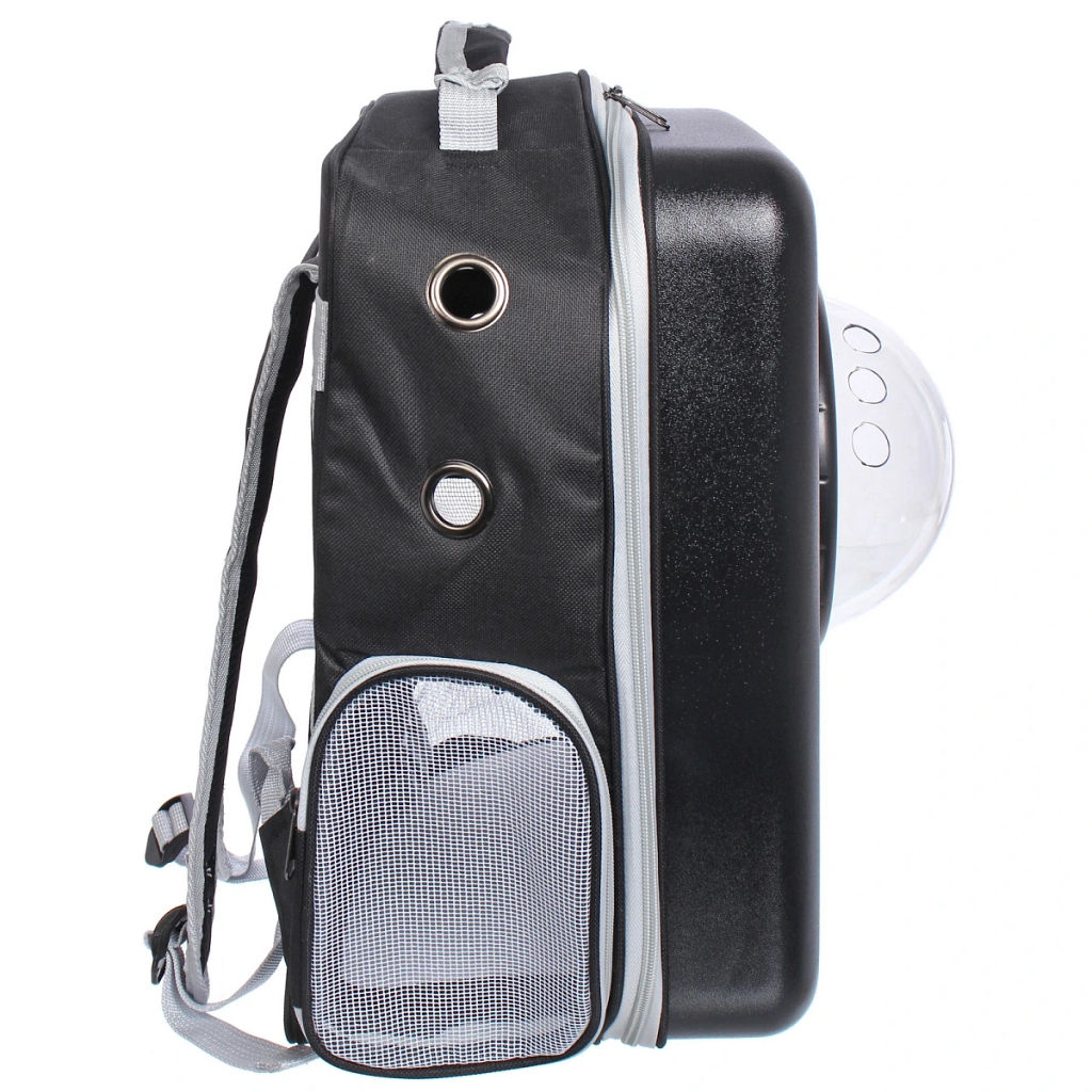 Рюкзак - переноска для животных "СТИЛЬНЫЙ БРО", цвет синий, 32*17*42/до13кг (Пакет и Лейбл)