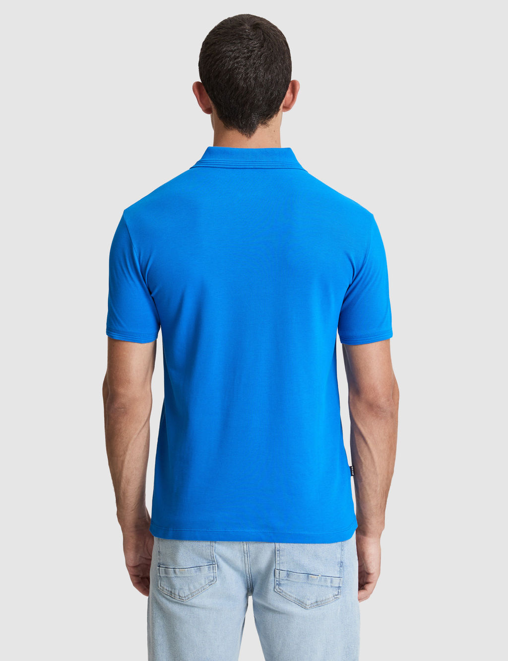 Sax Slim Fit %100 Pamuk D__meli Polo Yaka Basic Ti__rt