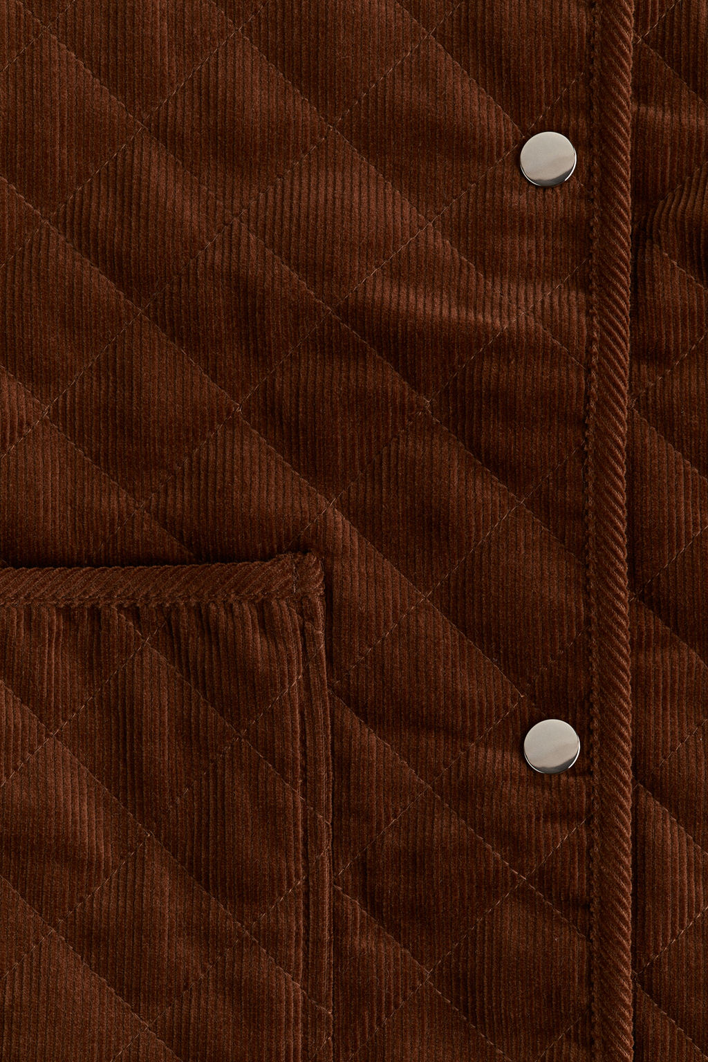 Chaqueta oversize de pana con dise?o guateado - H&m фото 3