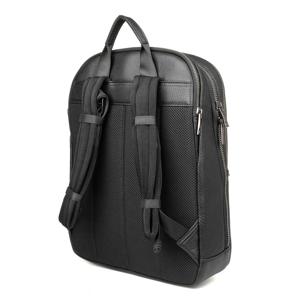 Мужской кожаный рюкзак - Barcelo biagi фото 3