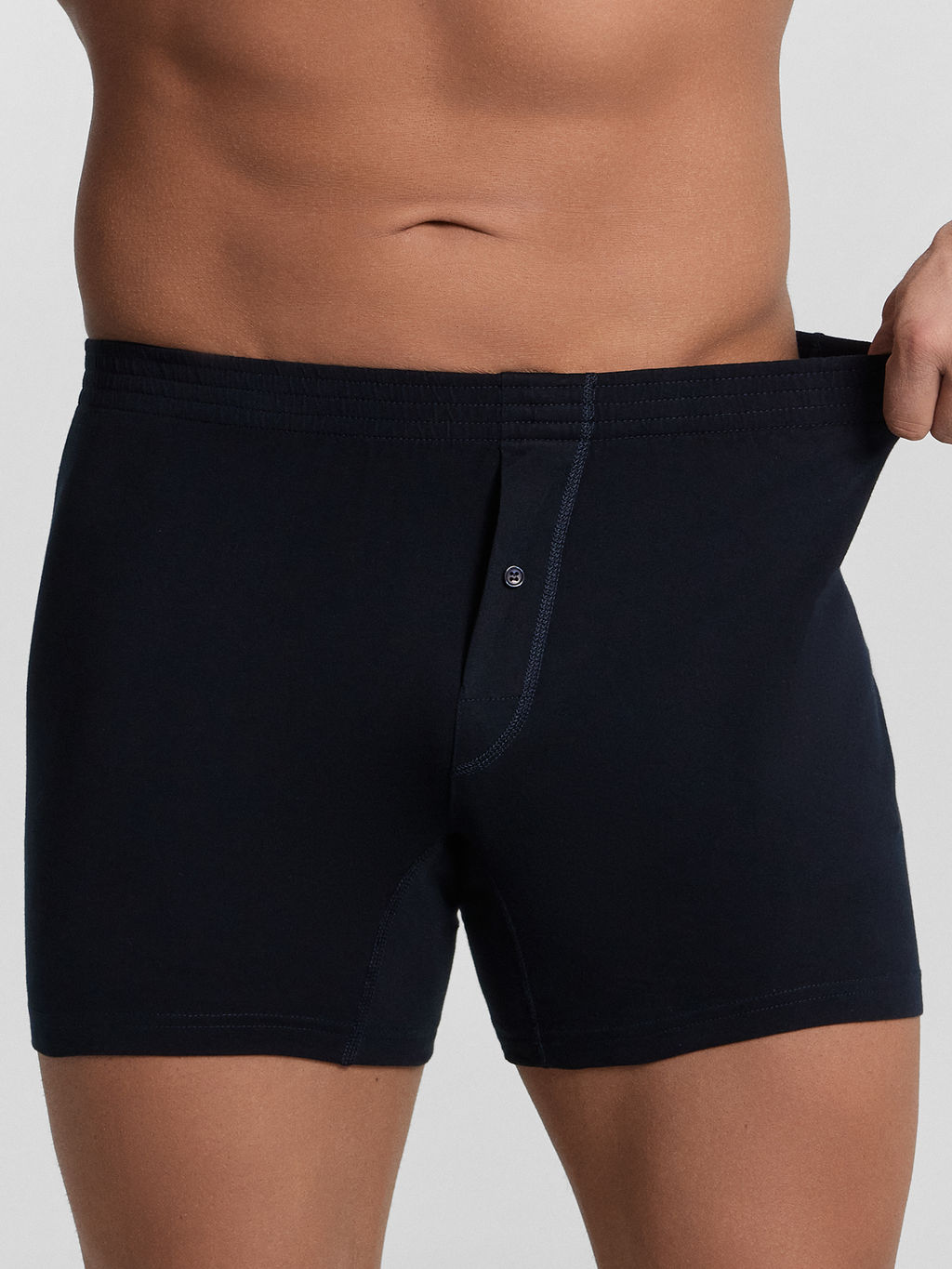 Цена за 2 штуки! Трусы шорты мужские синие темно -синий 411152