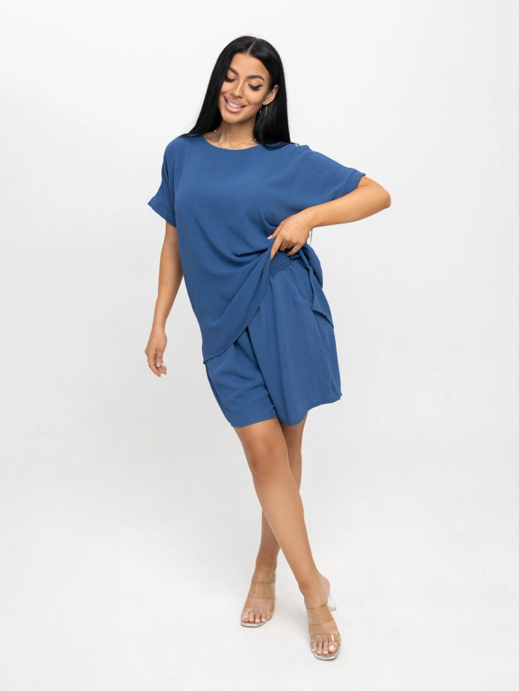 Костюм женский, цвет фиолетовый