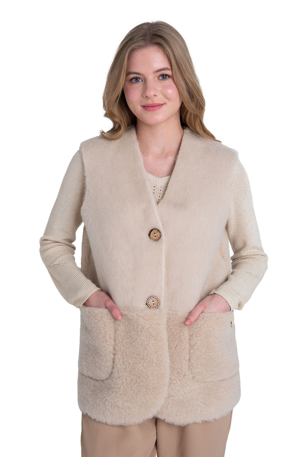 Жилет женский Комфорт - Woollamb фото 2