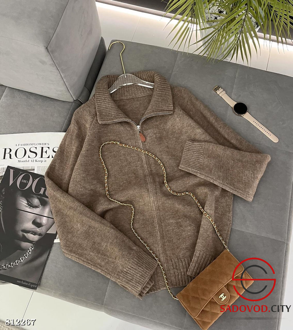 Свитер на замке женский - Bruno фото 5