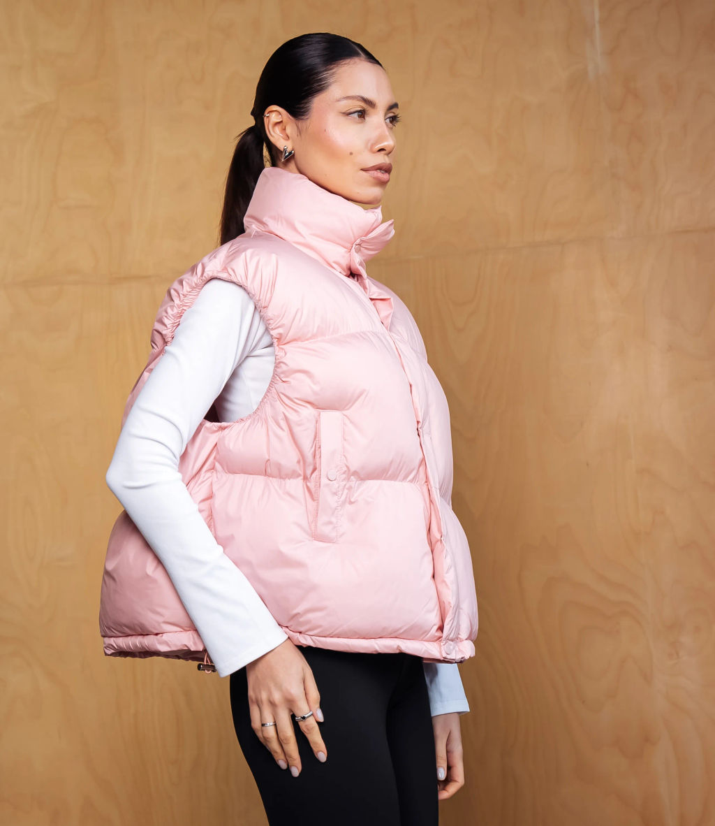 Жилет #КТ6997, пудровый - Dommod фото 2