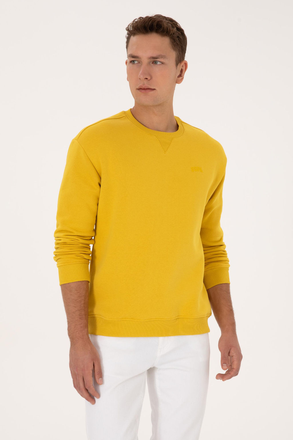 Erkek Sar_ Basic Sweatshirt