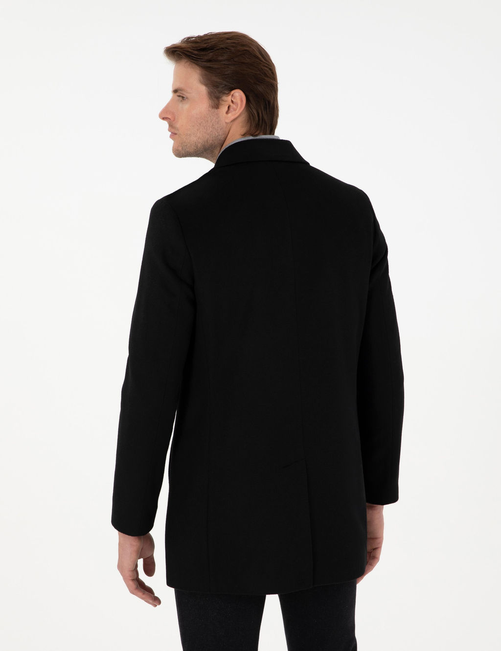 Siyah Ex. Slim Fit Ka_e Kaban - Pierre cardin фото 5