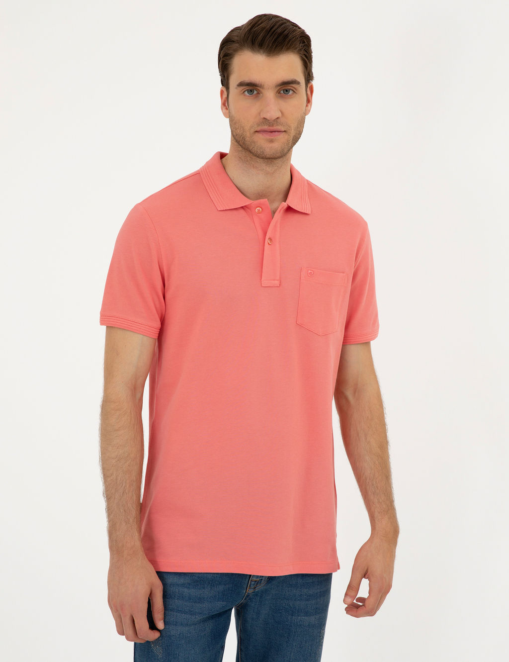 Pembe Regular Fit Basic Ti__rt