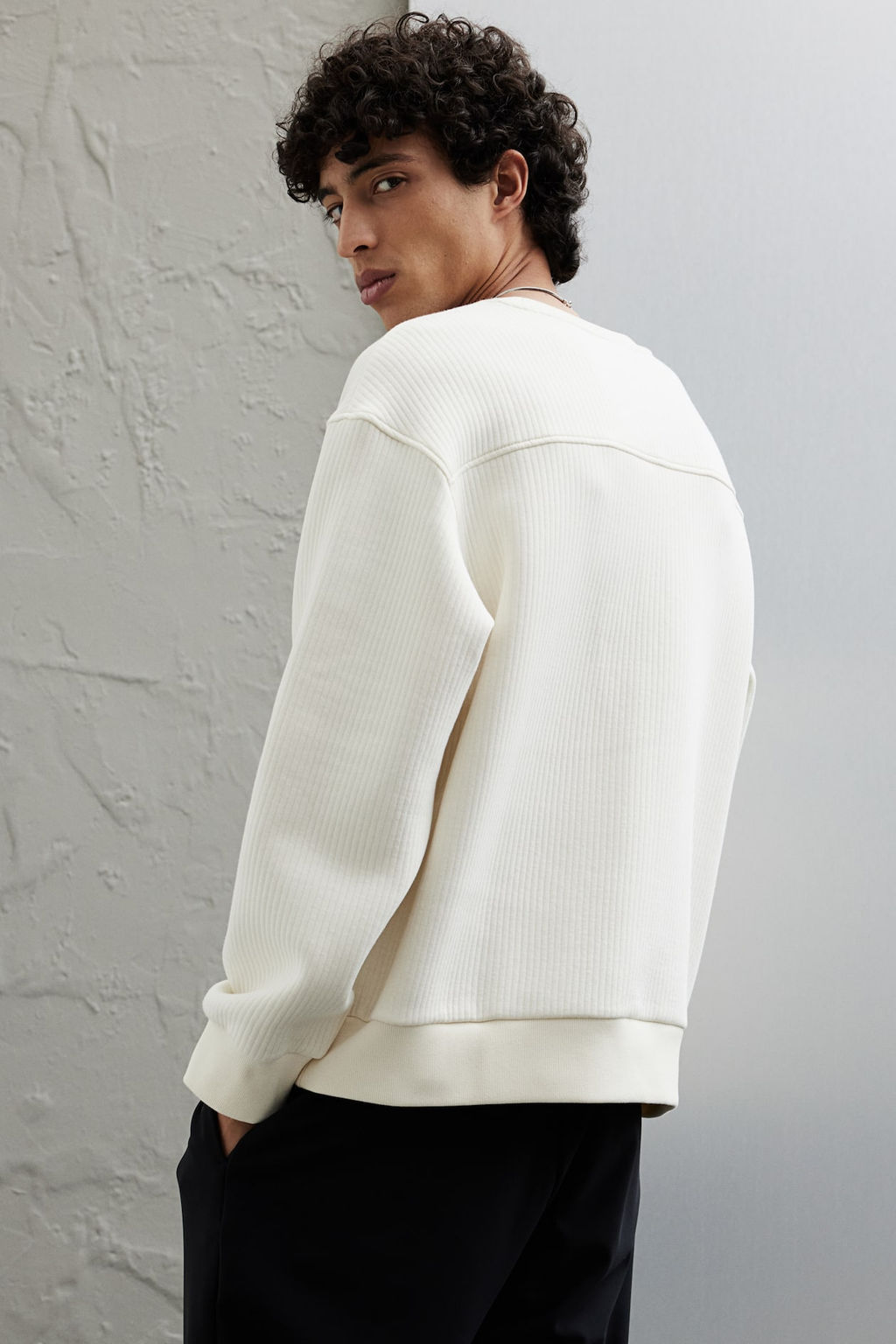 Sudadera en canale Loose Fit - H&m фото 4