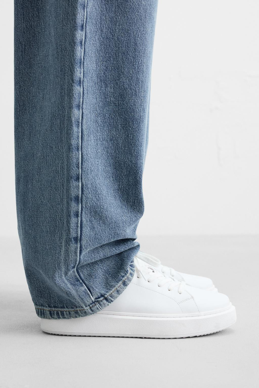 CHUNKY LEATHER SNEAKERS - Zara фото 2