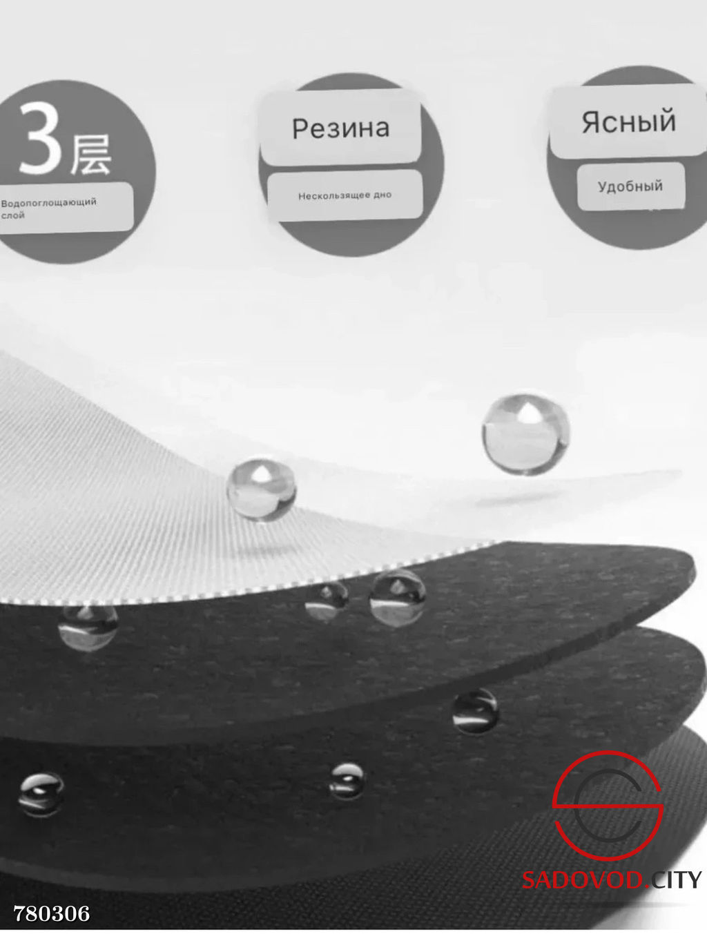 Коврик для сушки посуды