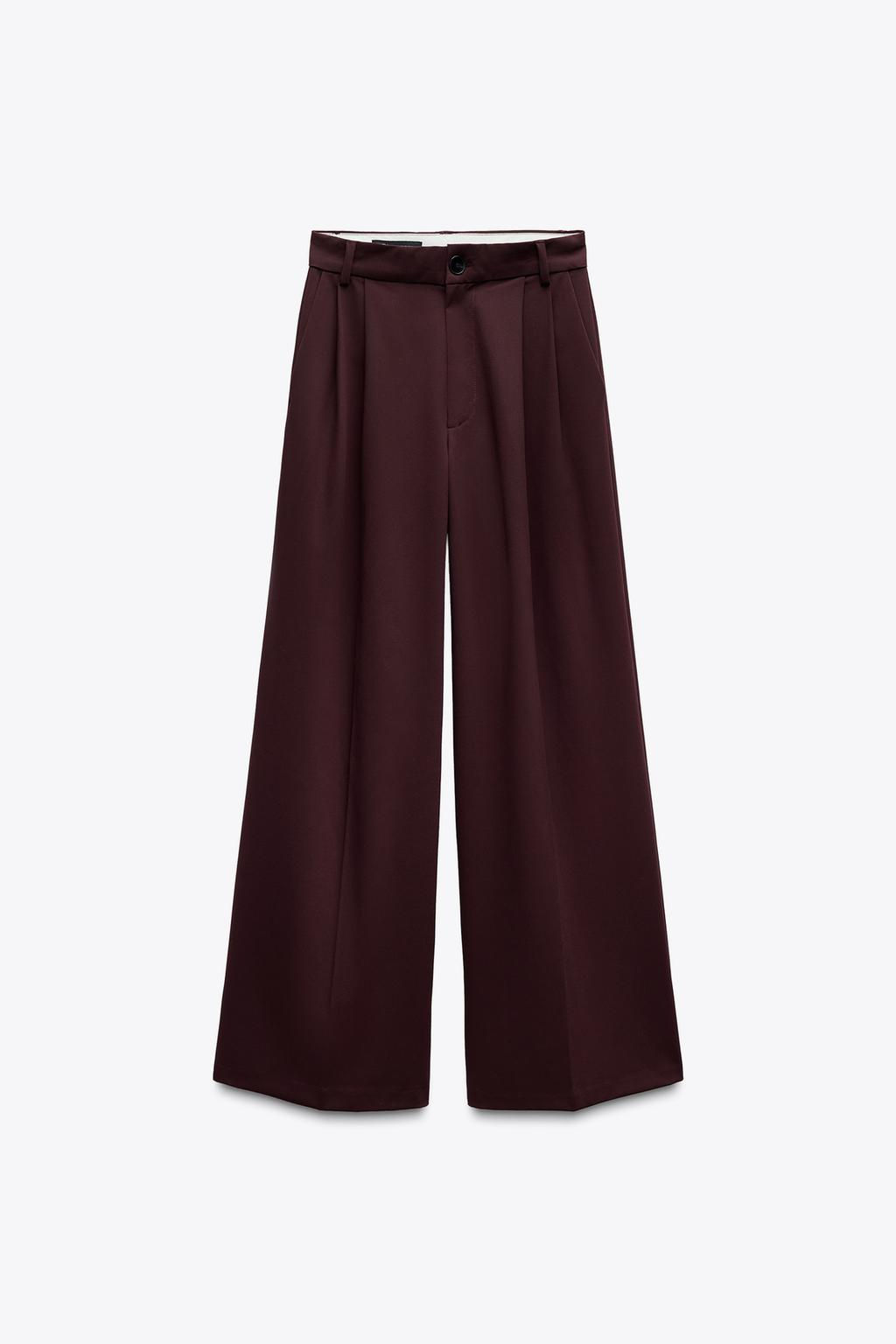 DOUBLE PLEAT TROUSERS - Zara фото 19