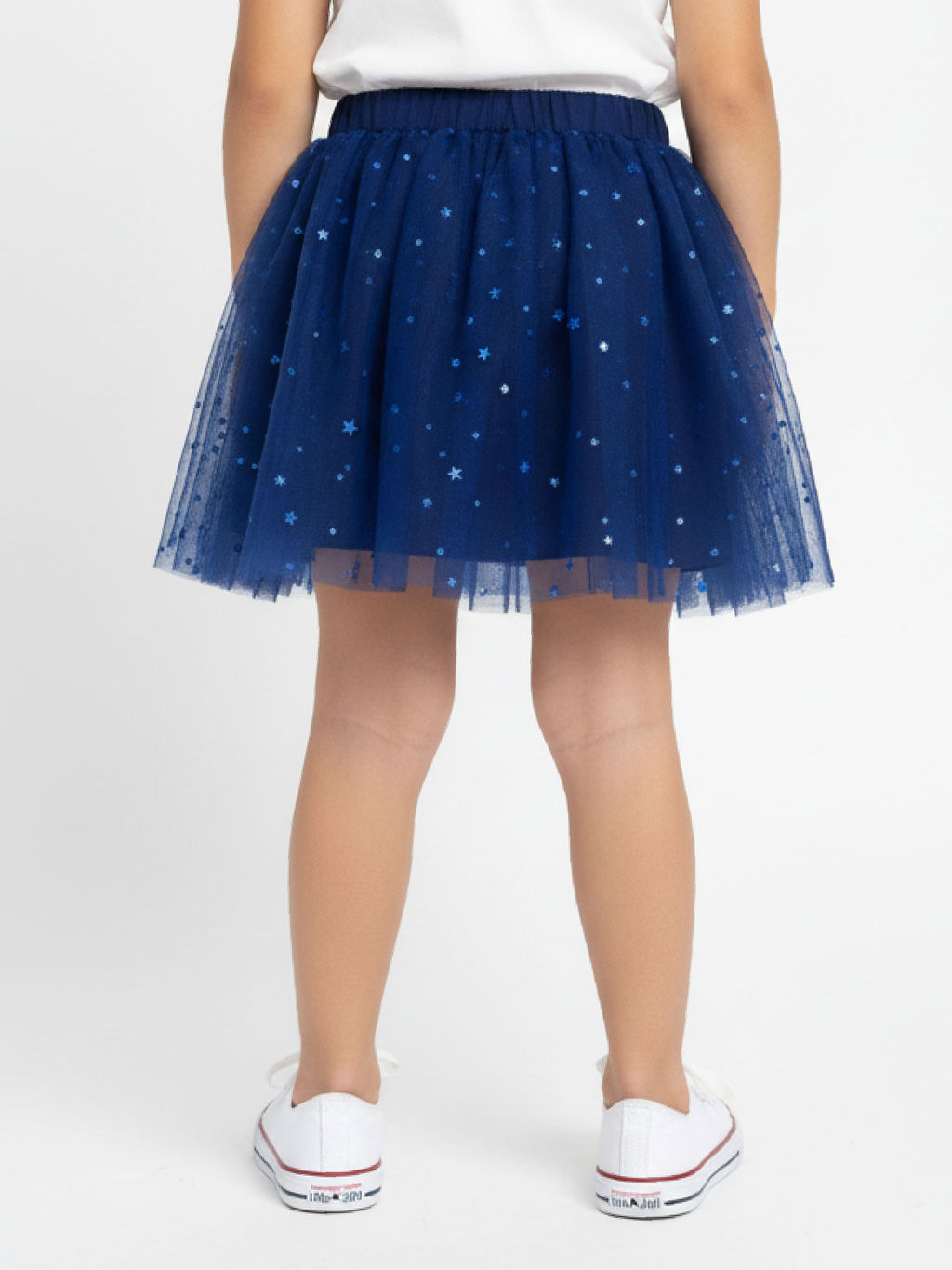 Юбка пачка из фатина 22-4796 синяя сетка - Mini maxi фото 9