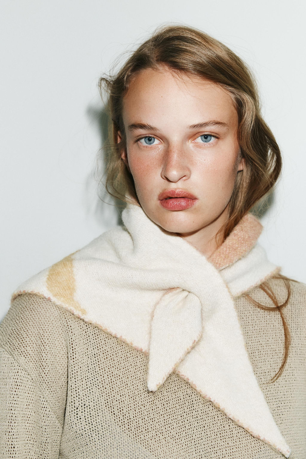 PRINTED KNITTED BANDANNA