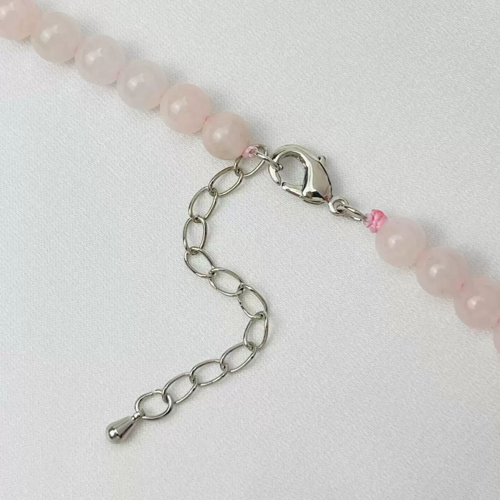 Бусы из Розового кварца 55 см +