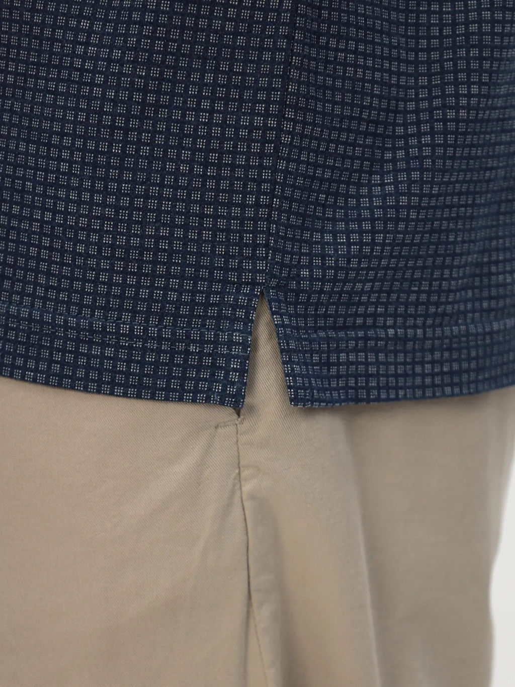 Джемпер мужской с воротником поло GREG G155-TD1246-LT6954 (синий)  фото 4