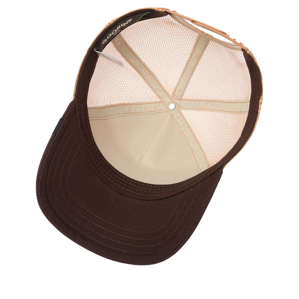Бейсболка GOORIN BROTHERS арт. 101-2540 (светло-коричневый / коричневый)  фото 2
