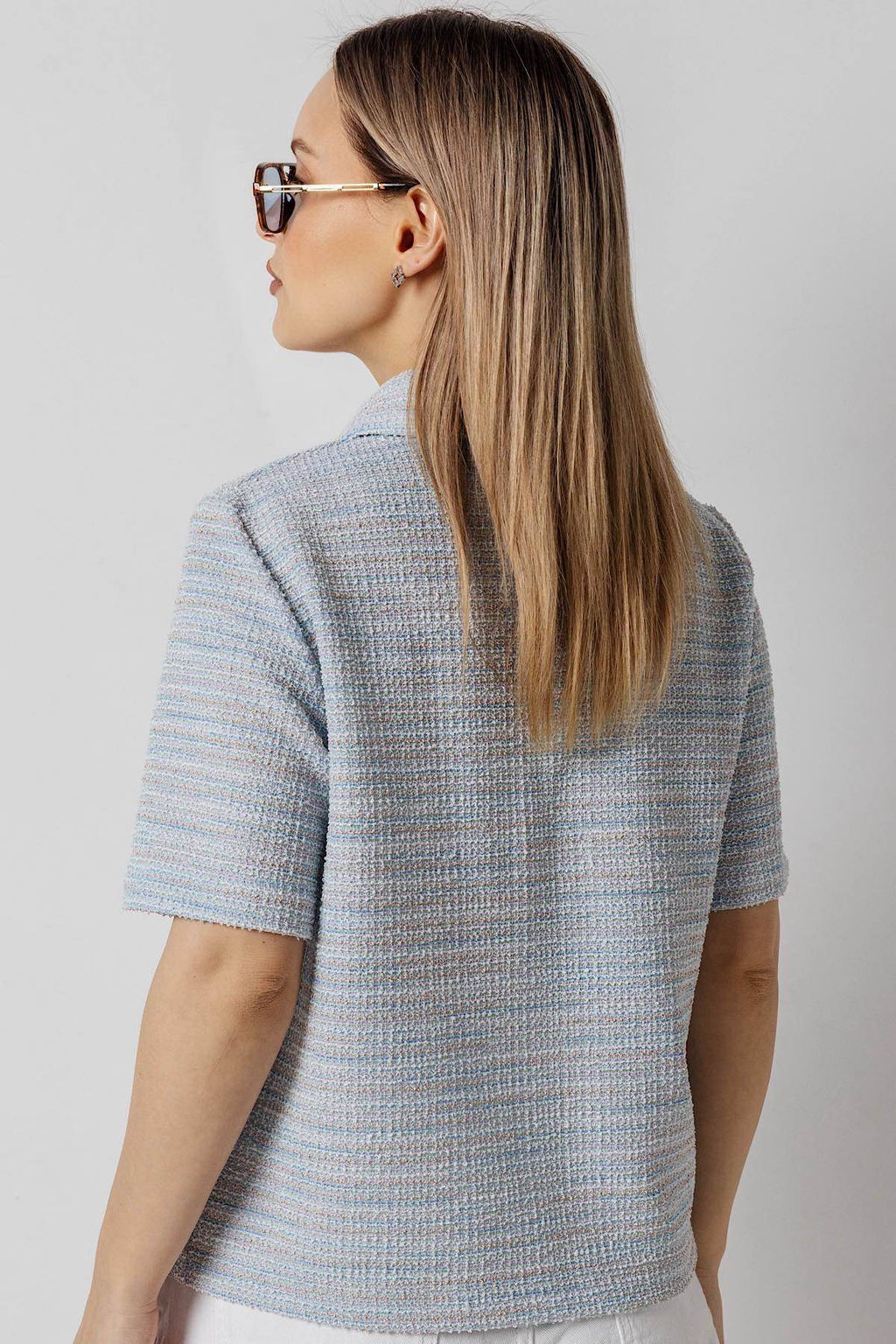 Блузка женская 4527/02/Голубой - Rise фото 5