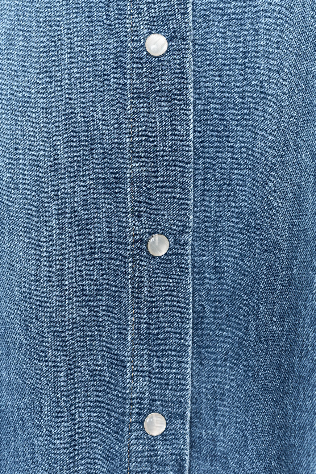 ZW COLLECTION DENIM SHIRT WITH TIE - Zara фото 9