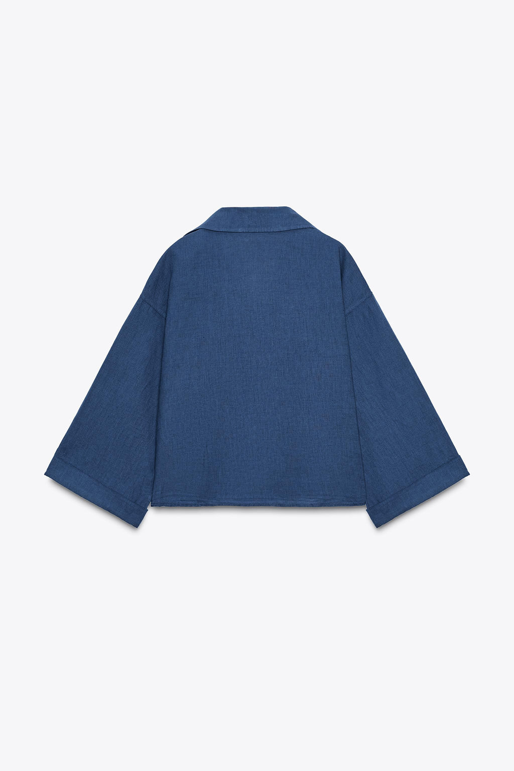 LINEN BLEND SHIRT ZW COLLECTION - Zara фото 7