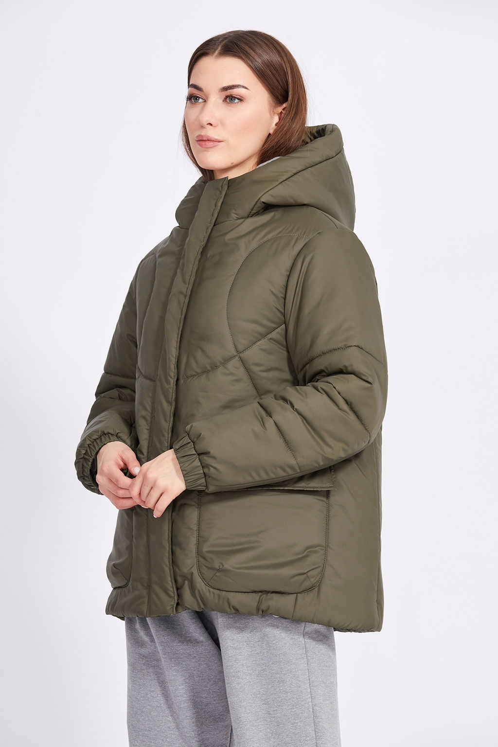 Куртка 2307 хаки - Eola фото 20
