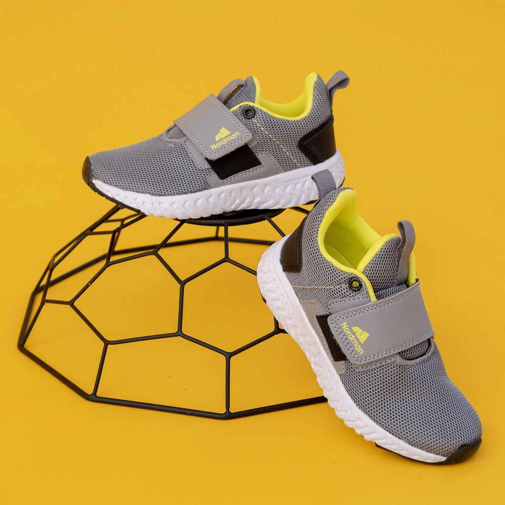 Кроссовки Nordman Jump серо-оранжевый  фото 5