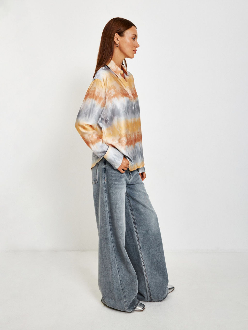 10200260546 Блузка жен. Martiri охра - Concept club фото 2