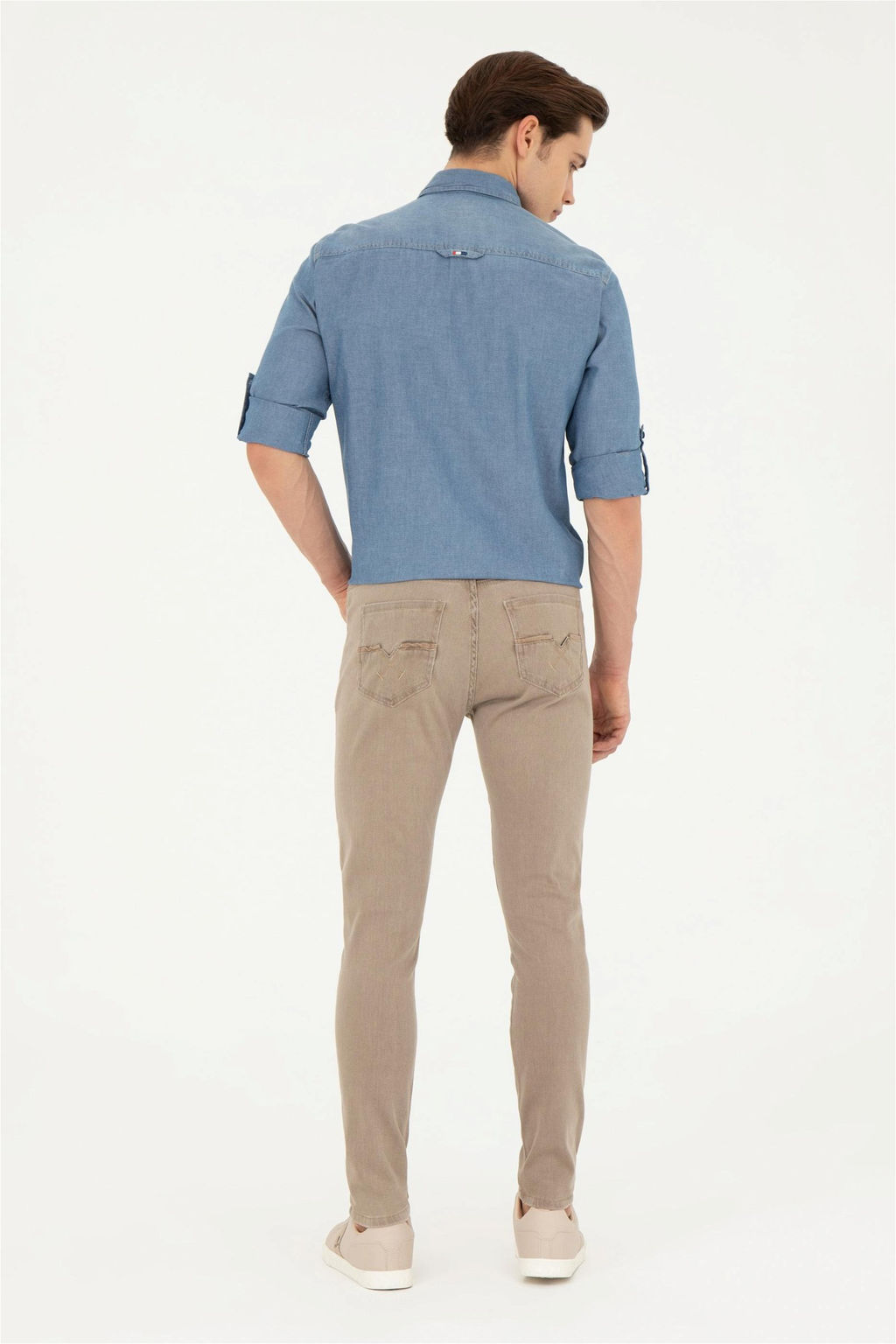 U. S. Polo Assn / Мужские коричневые джинсовые брюки - U.s. polo assn фото 4