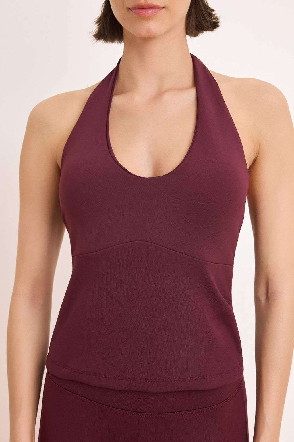 Siyah Dalg?c/Scuba Kumas Boyundan Baglama Detayl? Orme Spor Ust/Bluz THMSS26BZ00007 - Trendyolmilla фото 7