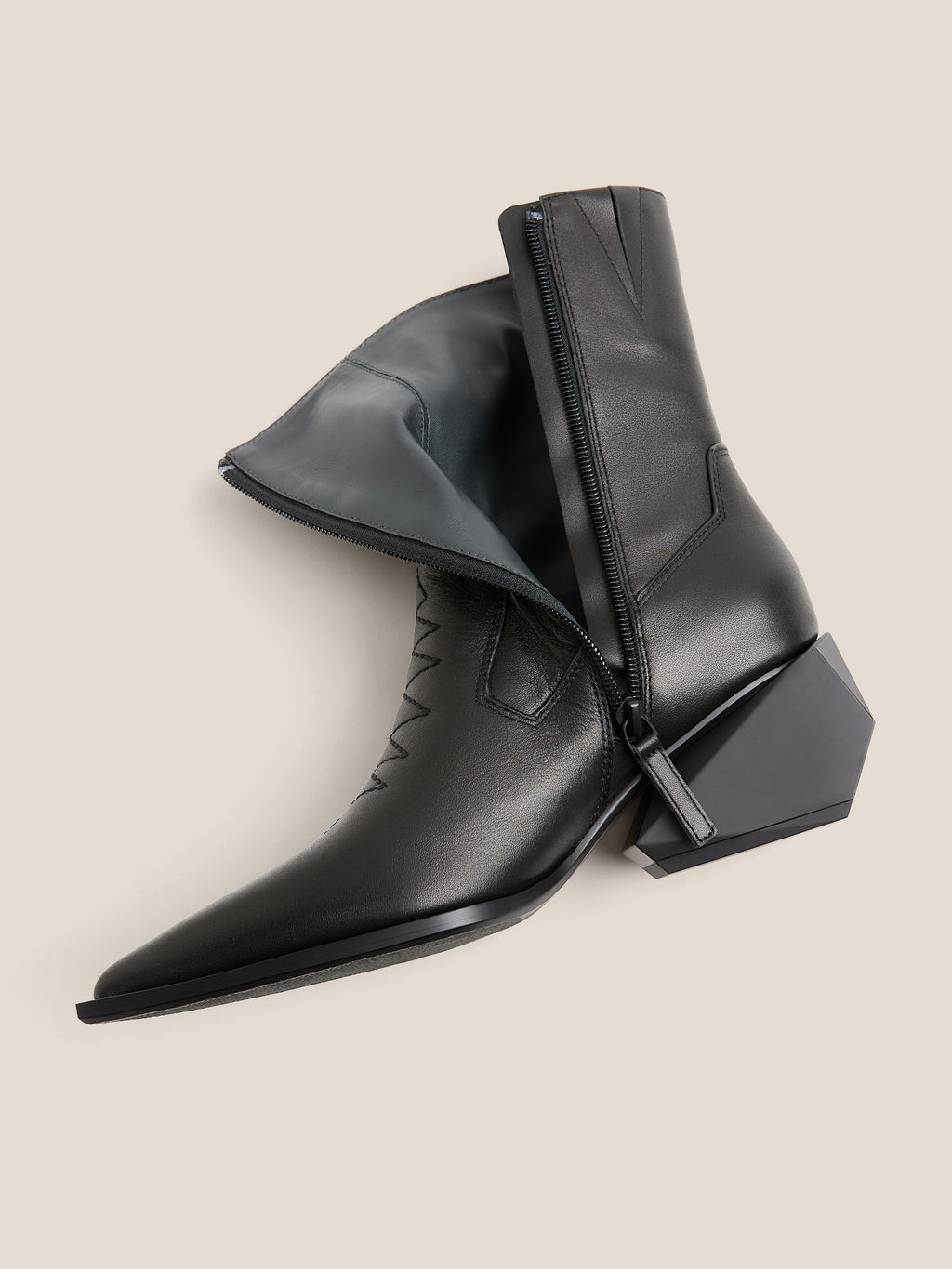Ботильоны UNITED NUDE Ricky West Mid Артикул 4638817, черный