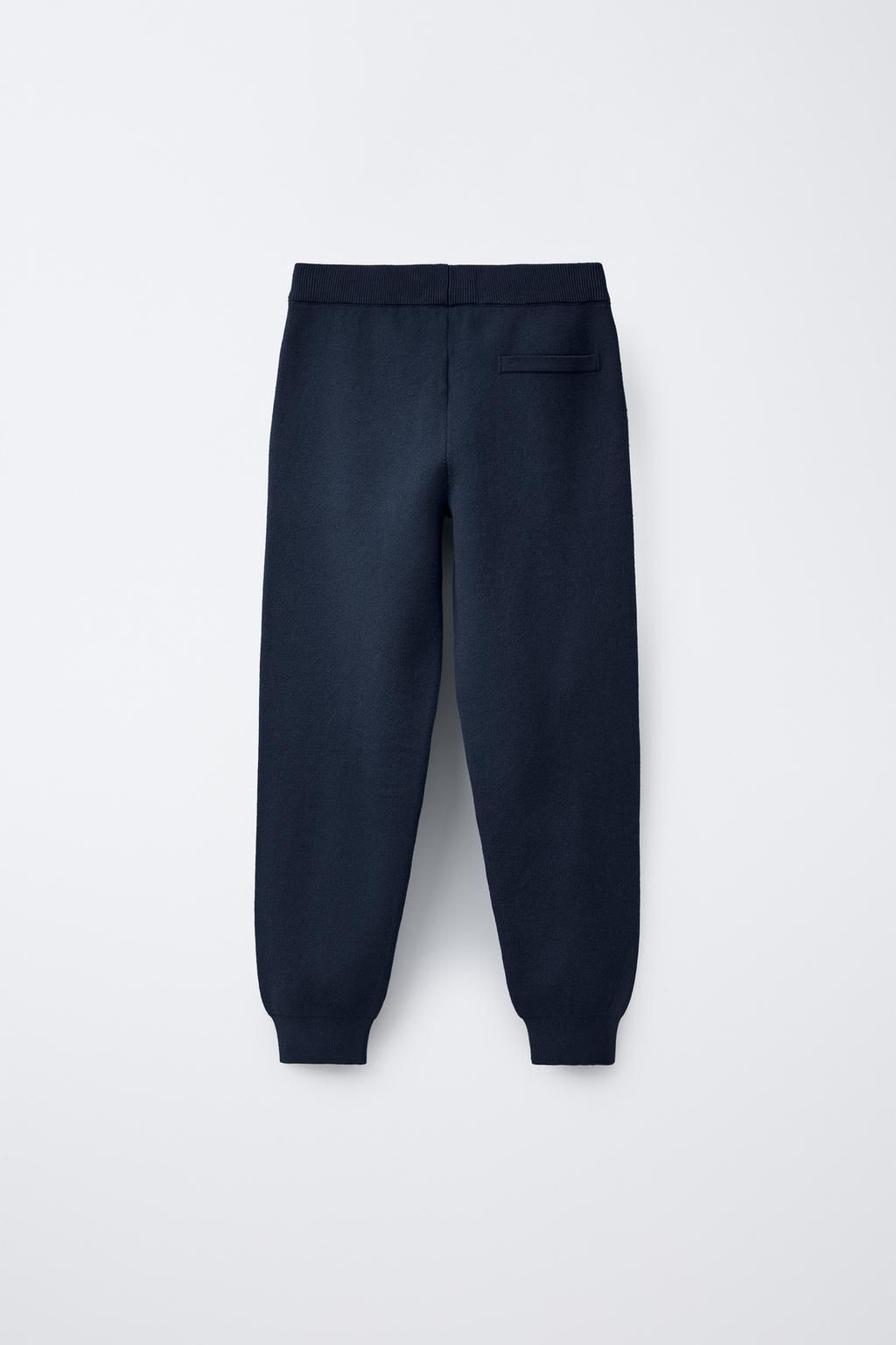 SOFT KNITTED JOGGER TROUSERS - Zara фото 2