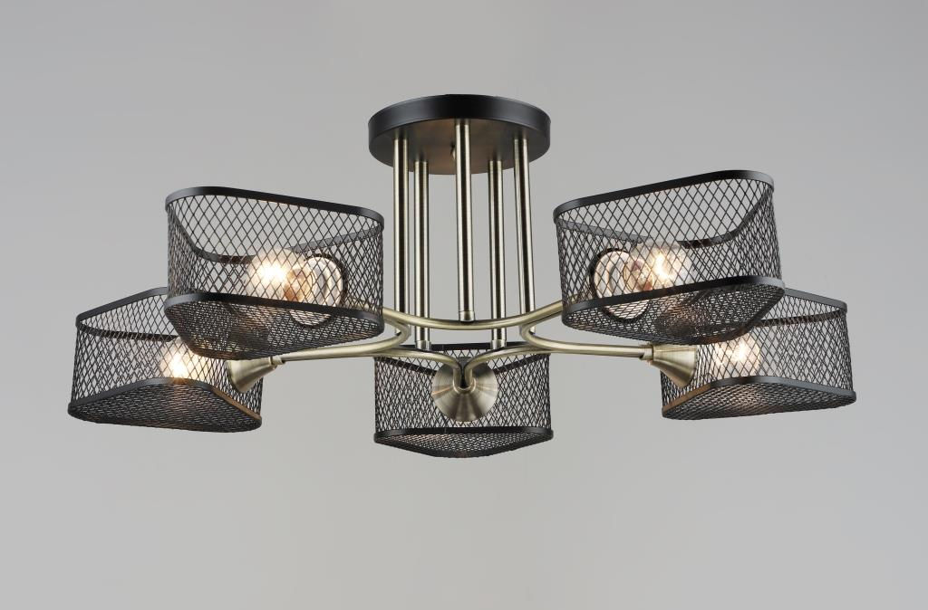 Люстра Лофт FS-000688-5BK