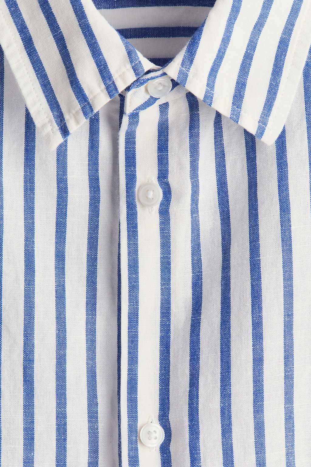 Camisa en mezcla de lino Relaxed Fit - H&m фото 7
