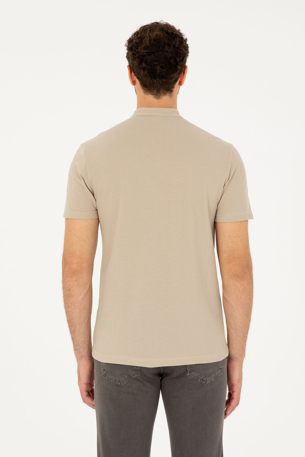U. S. Polo Assn / Мужская футболка светло-хаки - U.s. polo assn фото 12