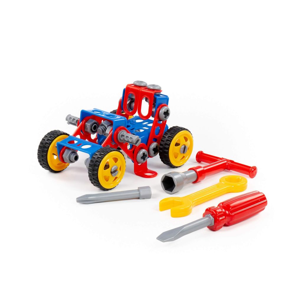 Конструктор Изобретатель - Квадроцикл №1 (87 элементов) (в пакете) - Полесье фото 2