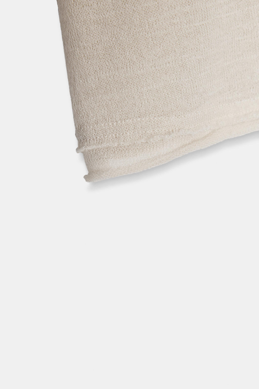 WOOL SHORT SLEEVE T-SHIRT - Zara фото 10