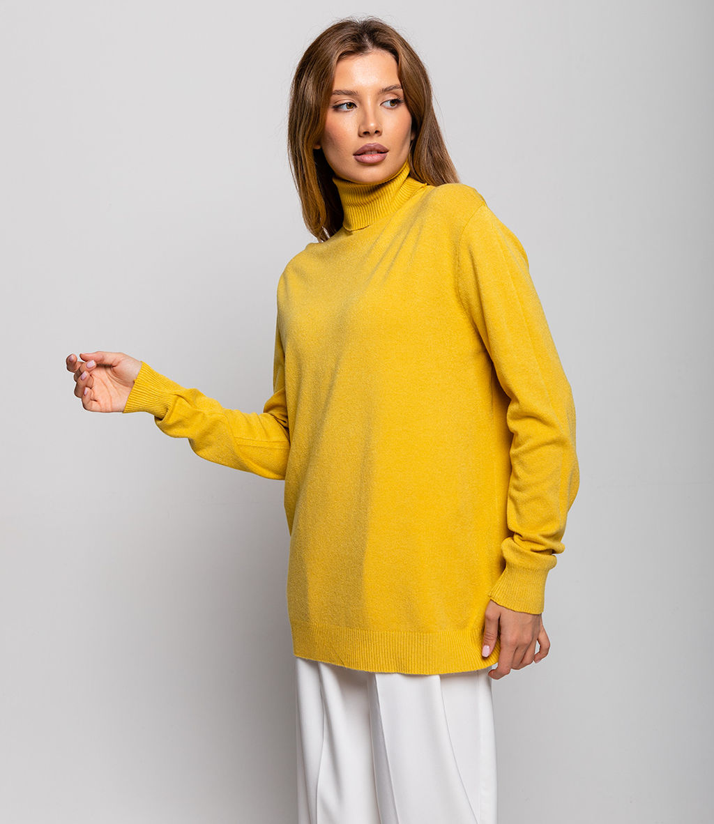 Водолазка #ОКТ06, горчичный - Dommod фото 2