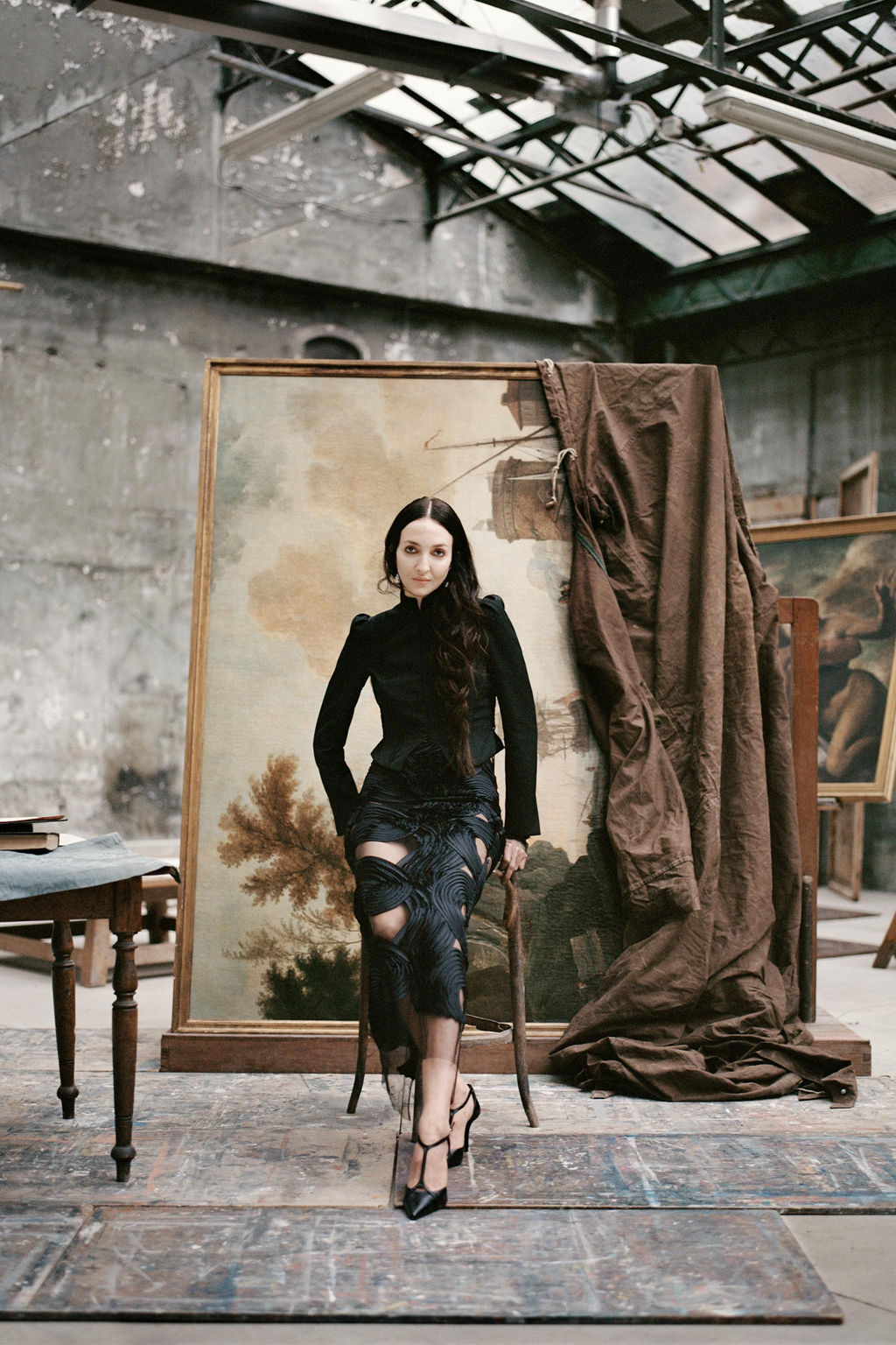 HIGH-HEEL SHOES WITH ANKLE STRAP