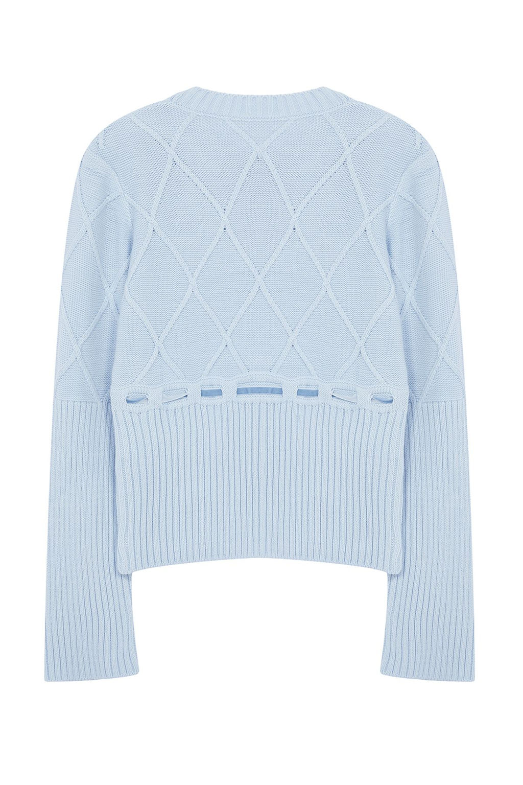 Mavi Kurdele/Fiyonk Detayl? Triko Kazak TWOAW25KZ00225