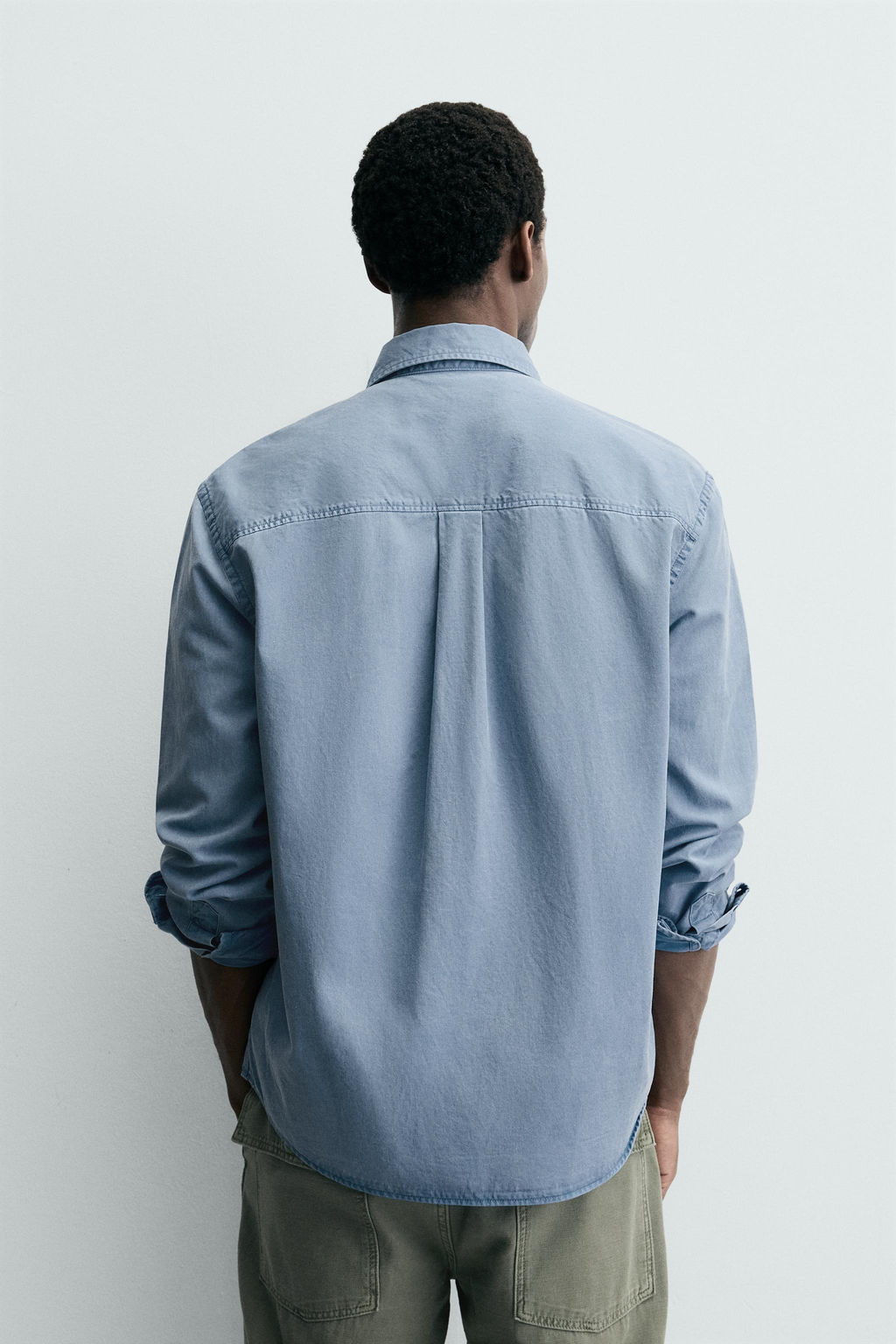 FLOWING WASHED SHIRT - Zara фото 12