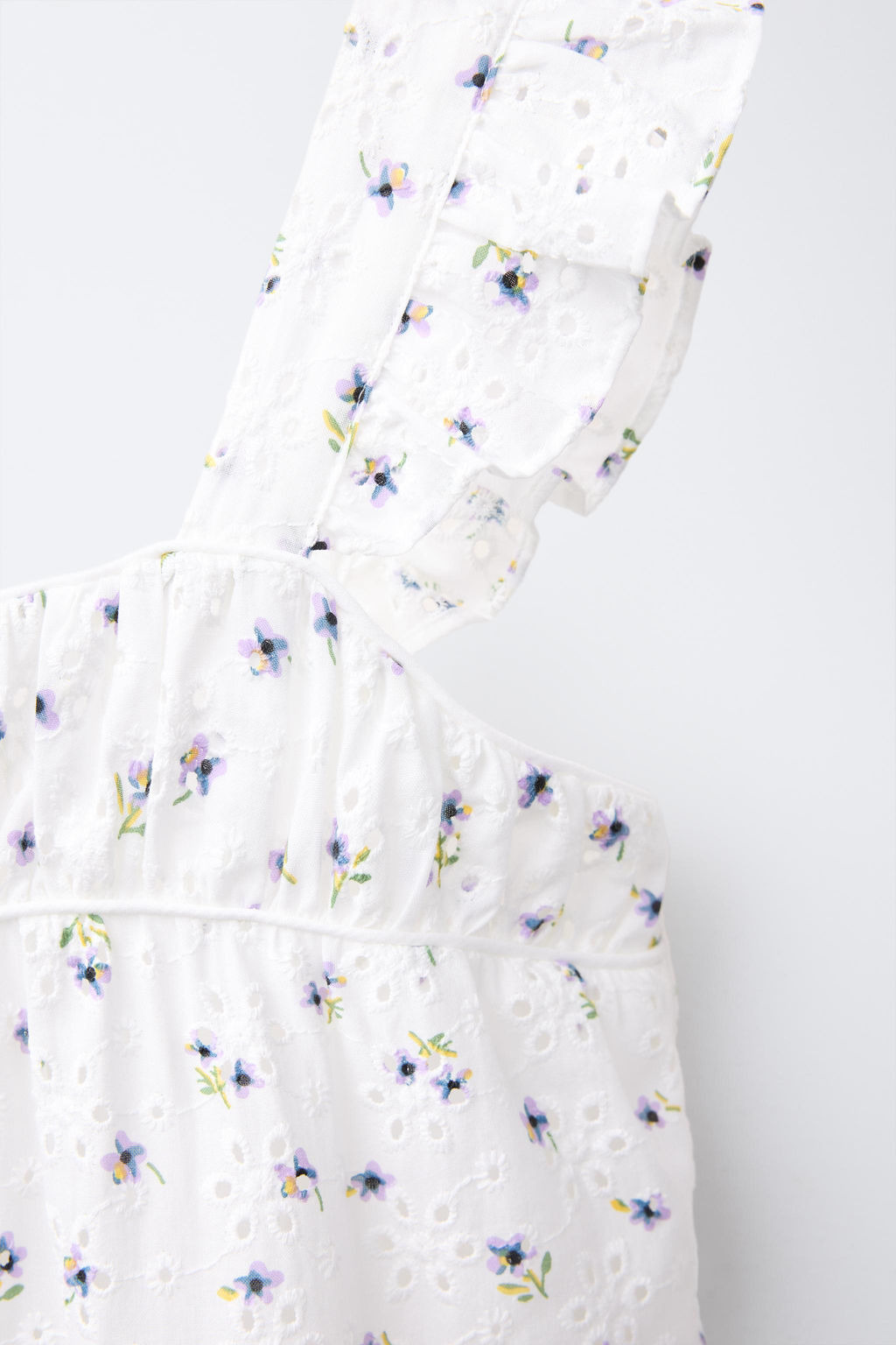 FLORAL EMBROIDERED DRESS - Zara фото 3